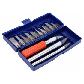 Modellező fafaragó kés készlet 16 részes