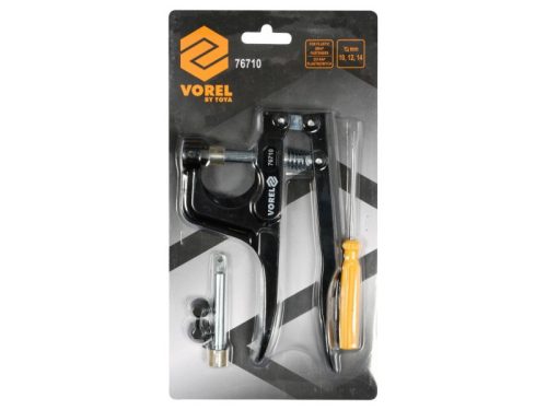 VOREL Patentozó fogó műanyag patenthez 10,12,14 mm