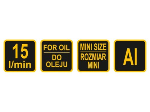 VOREL Hordópumpa tekerős 15 liter/perc alumínium