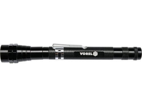 VOREL Felszedő mágnes teleszkópos nyéllel és LED lámpával 170-565 mm