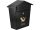 VOREL Postaláda fekete 380 x 320 x 105 mm