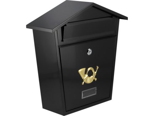 VOREL Postaláda fekete 380 x 320 x 105 mm