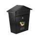 VOREL Postaláda fekete 380 x 320 x 105 mm