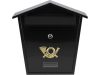 VOREL Postaláda fekete 380 x 320 x 105 mm