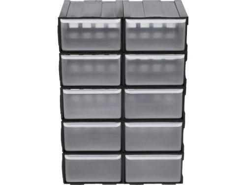 VOREL Fiókos csavartartó 10 fiók 225 x 155 x 100 mm