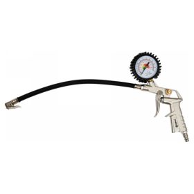 VOREL Kerékfúvató pisztoly nyomásmérővel 0-12 bar