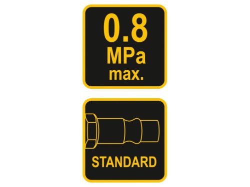 VOREL Kerékfúvató pisztoly nyomásmérővel 0-12 bar