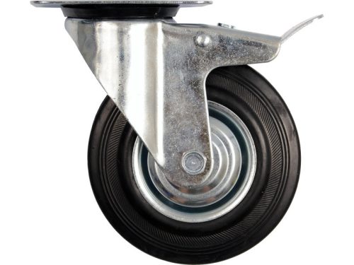 VOREL Ipari kerék forgóvillás fékkel 160 mm 130 kg