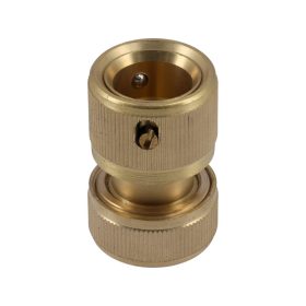 FLO Gyorscsatlakozó réz 1/2" stoppal