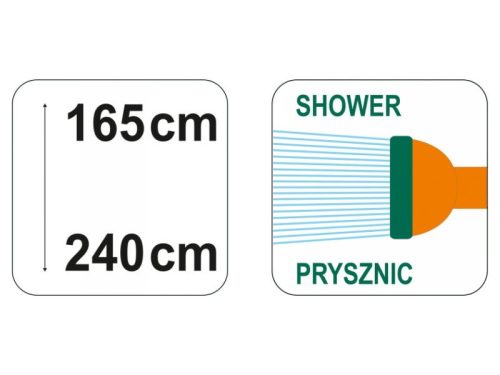 FLO Kerti zuhany állítható magasság 165-2400 mm