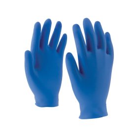   MAXTER Egyszer használatos nitril vizsgálókesztyű púdermentes (200 db/doboz) S