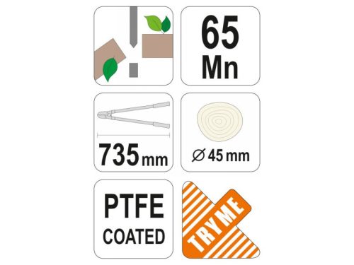 FLO Ágvágó 690 mm/45 mm rávágó teflon bevonatos