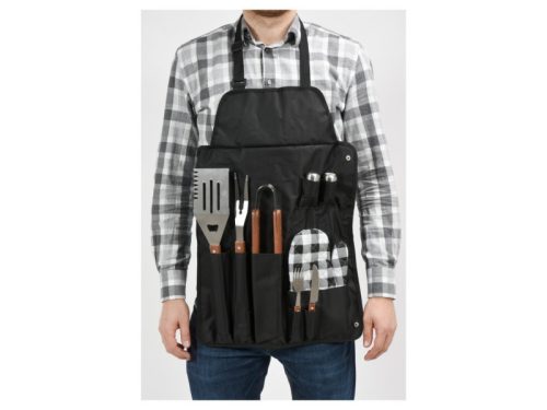 Grill kötény +8 részes grill szett