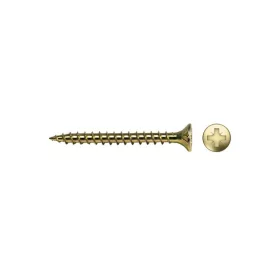   CELO VELOX faforgácslap csavar 6,0 x 40 mm, teljes menetes, PZ, sárga cink (175 db)