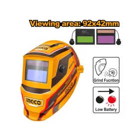 INGCO Automata hegesztőpajzs 2 szenzoros