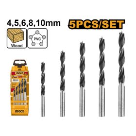 INGCO Fafúró készlet 5 részes 4-10 mm