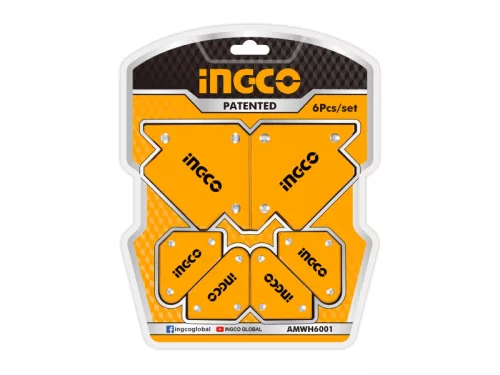 INGCO Hegesztési munkadarabtartó készlet 6 részes