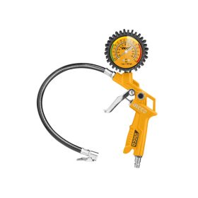   INGCO Kerékfúvató pisztoly nyomásmérővel 0-8,5 bar 1/4"