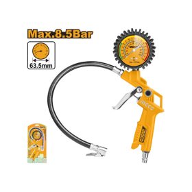   INGCO Kerékfúvató pisztoly nyomásmérővel 0-8,5 bar 1/4"