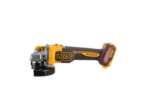 INGCO Akkus sarokcsiszoló 115 mm szénkefe nélküli 20 V (akku és töltő nélkül)