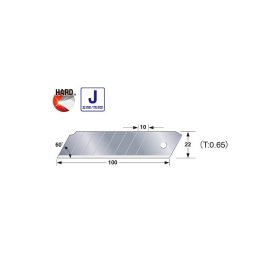 TAJIMA Endura Törhető penge 22 mm (10 db)