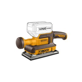   INGCO Akkus rezgőcsiszoló szénkefe nélküli 20 V (akku és töltő nélkül)