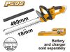 INGCO Akkus sövényvágó 460 mm 20 V (akku és töltő nélkül)