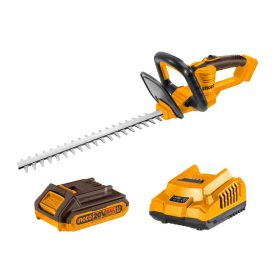   INGCO Akkus sövényvágó 460 mm 20 V (1 x 2,0 Ah akku + töltő)