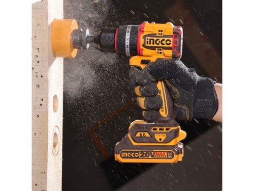 INGCO Akkus erőcsomag 20 V Ütvefúró-csavarozó 66 Nm+Sarokcsiszoló 125 mm (2 db akku + töltő)