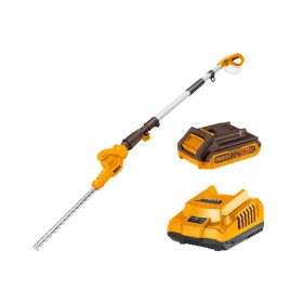   INGCO Akkus magassági sövényvágó 0-400 mm 460 mm 20 V (1 x 2,0 Ah akku + töltő)