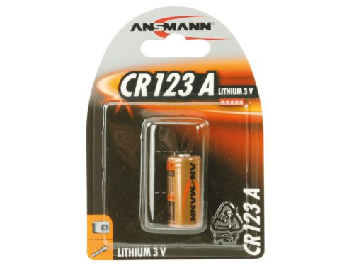 ANSMANN CR123 Líthium elem 1 db/csomag
