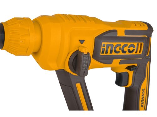 INGCO Akkus ütvefúró 1,5 J SDS-Plus szénkefe nélküli 20 V (1 x 2,0 Ah akku + töltő)