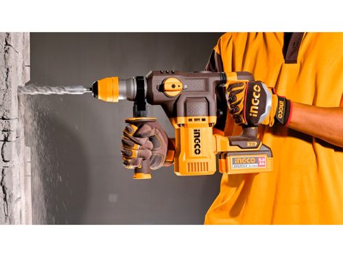 INGCO Akkus kombikalapács 4,5 J SDS-Plus szénkefe nélküli 20 V (akku és töltő nélkül)
