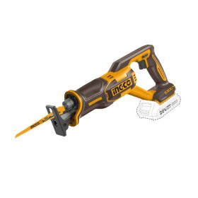   INGCO Akkus szablyafűrész szénkefe nélküli 20 V (akku és töltő nélkül)