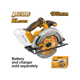   INGCO Akkus körfűrész 185 mm szénkefe nélküli 20 V (akku és töltő nélkül)