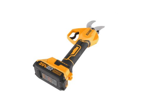 INGCO Akkus metszőolló 30 mm szénkefe nélküli 20 V (1 x 2,0 Ah akku + töltő)