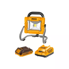   INGCO Akkus LED reflektor 1800 lm 20 V (1 x 2,0 Ah akku + töltő)