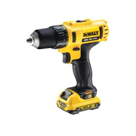   DEWALT Akkus fúrócsavarozó 12 V szénkefe nélküli (2 x 2,0 Ah akku + töltő) DCD710D2
