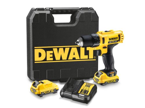 DEWALT Akkus fúrócsavarozó 12 V szénkefe nélküli (2 x 2,0 Ah akku + töltő) DCD710D2