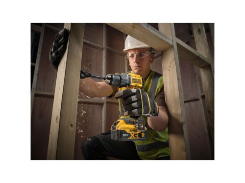 DEWALT Akkus fúrócsavarozó kompakt 18 V szénkefe nélküli 74Nm (akku + töltő nélkül, TSTAK)