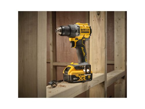 DEWALT Akkus fúrócsavarozó kompakt 18 V szénkefe nélküli 74Nm (akku + töltő nélkül, TSTAK)