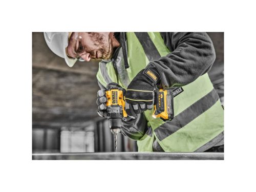DEWALT Akkus fúrócsavarozó 18 V szénkefe nélküli 90Nm (1 x 1,7Ah PowerStack akku + töltő + TSTAK)