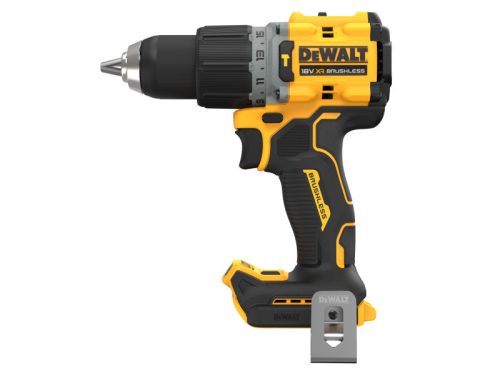 DEWALT Akkus ütvefúró-csavarozó 18 V szénkefe nélküli 90 Nm (akku + töltő nélkül, TSTAK) DCD805NT