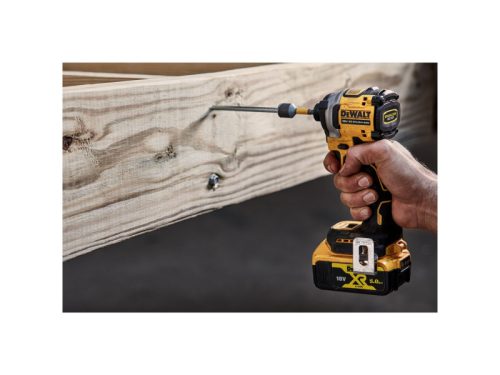 DEWALT Akkus ütvecsavarozó 1/4" 18 V szénkefe nélküli 206 Nm (akku + töltő nélkül) DCF850N