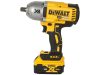 DEWALT Akkus ütvecsavarozó 18 V 1/2"-os 950/1625 Nm (2 x 5,0 Ah akku + töltő + TSTAK)