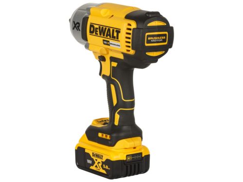 DEWALT Akkus ütvecsavarozó 18 V 1/2"-os 950/1625 Nm (2 x 5,0 Ah akku + töltő + TSTAK)