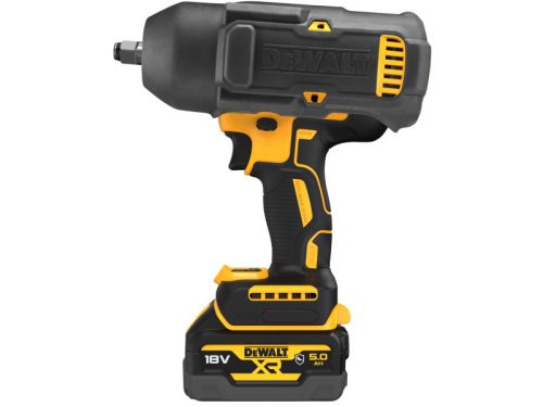 DEWALT Akkus ütvecsavarozó 18 V szk. nélküli 1/2" 1355/1898Nm (2 x 5,0 Ah akku + töltő)