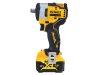 DEWALT Akkus ütvecsavarozó 12 V szénkefe nélküli 1/2" 340 Nm (2 x 5,0 Ah akku + töltő)