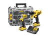 DEWALT Akkus erőcsomag 10,8 V (DCD710 + DCF815 + 2x2,0 Ah akku + töltő)