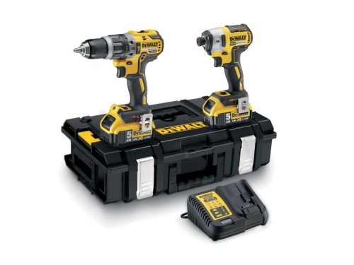DEWALT Akkus erőcsomag 18 V (DCD796 + DCF887 + 2 x 5,0 Ah akku + töltő + koffer)